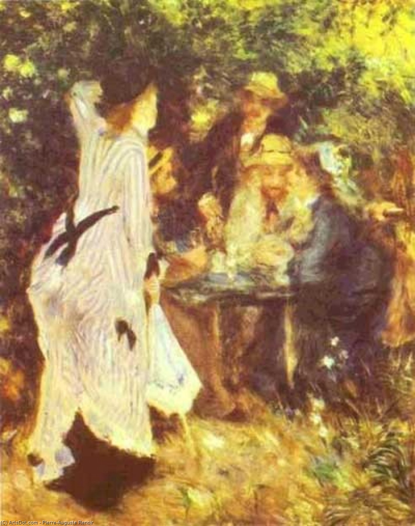 In The Garden — Pierre-auguste Renoir
