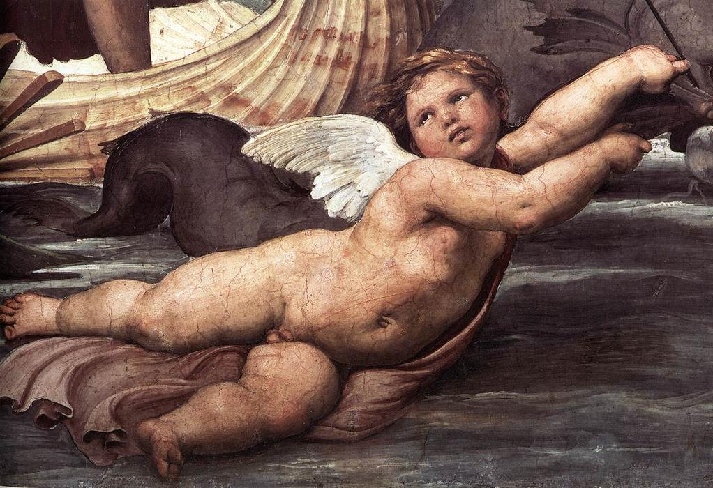 Galatea, Detail Of Putto — Raphael