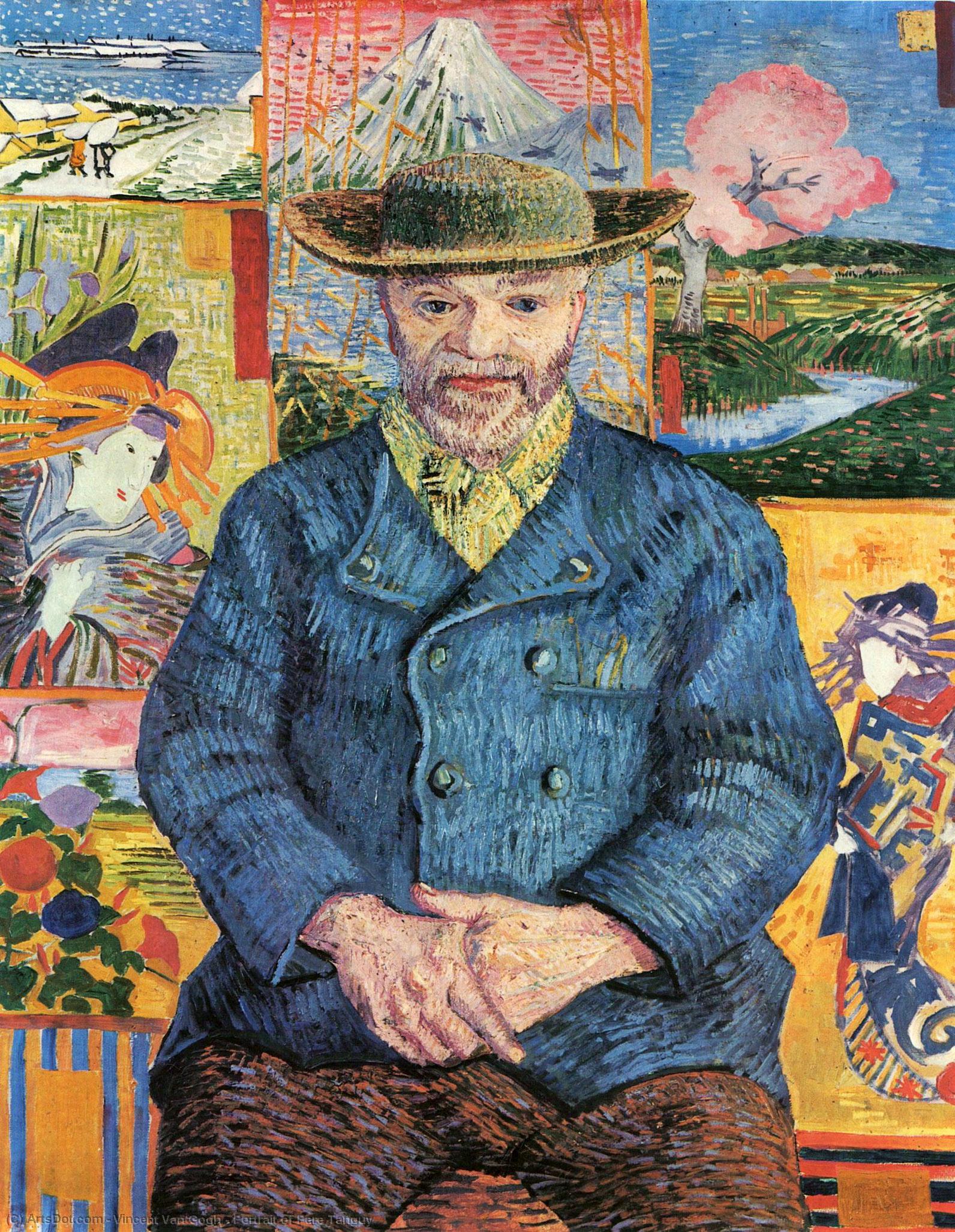 Portrait Of Pere Tanguy — Vincent Willem Van Gogh