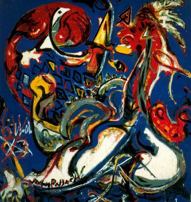 The Moon-woman Cuts The Circle — Paul Jackson Pollock