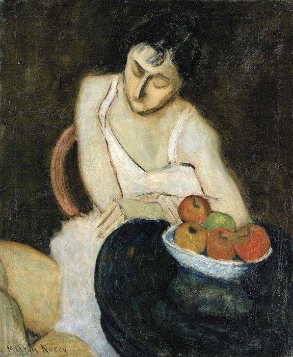 Sally Avery With Still Life — Milton Avery