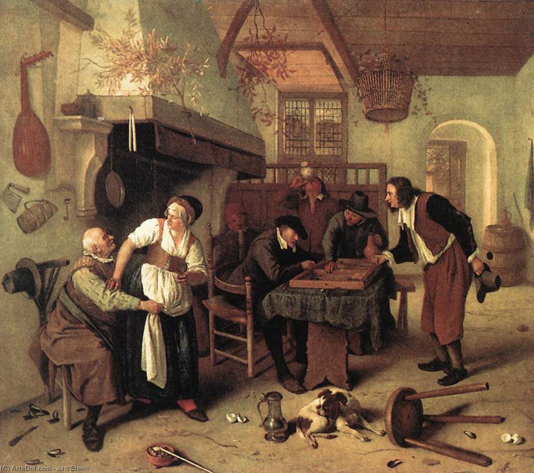 In The Tavern — Jan Havickszoon Steen