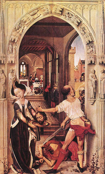 St John The Baptist Altarpiece - Right Panel — Rogier Van Der Weyden