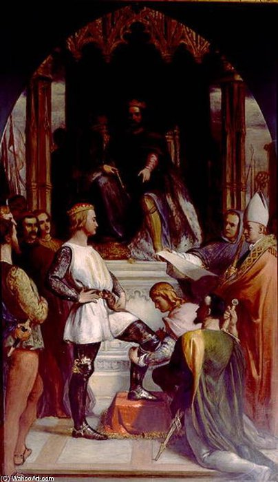 Edward The Black Prince — Charles West Cope