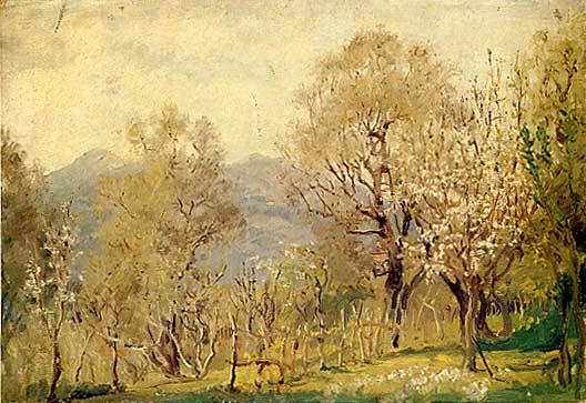 At Nice, France.spring, 1900, (painting) — Anna Richards Brewster