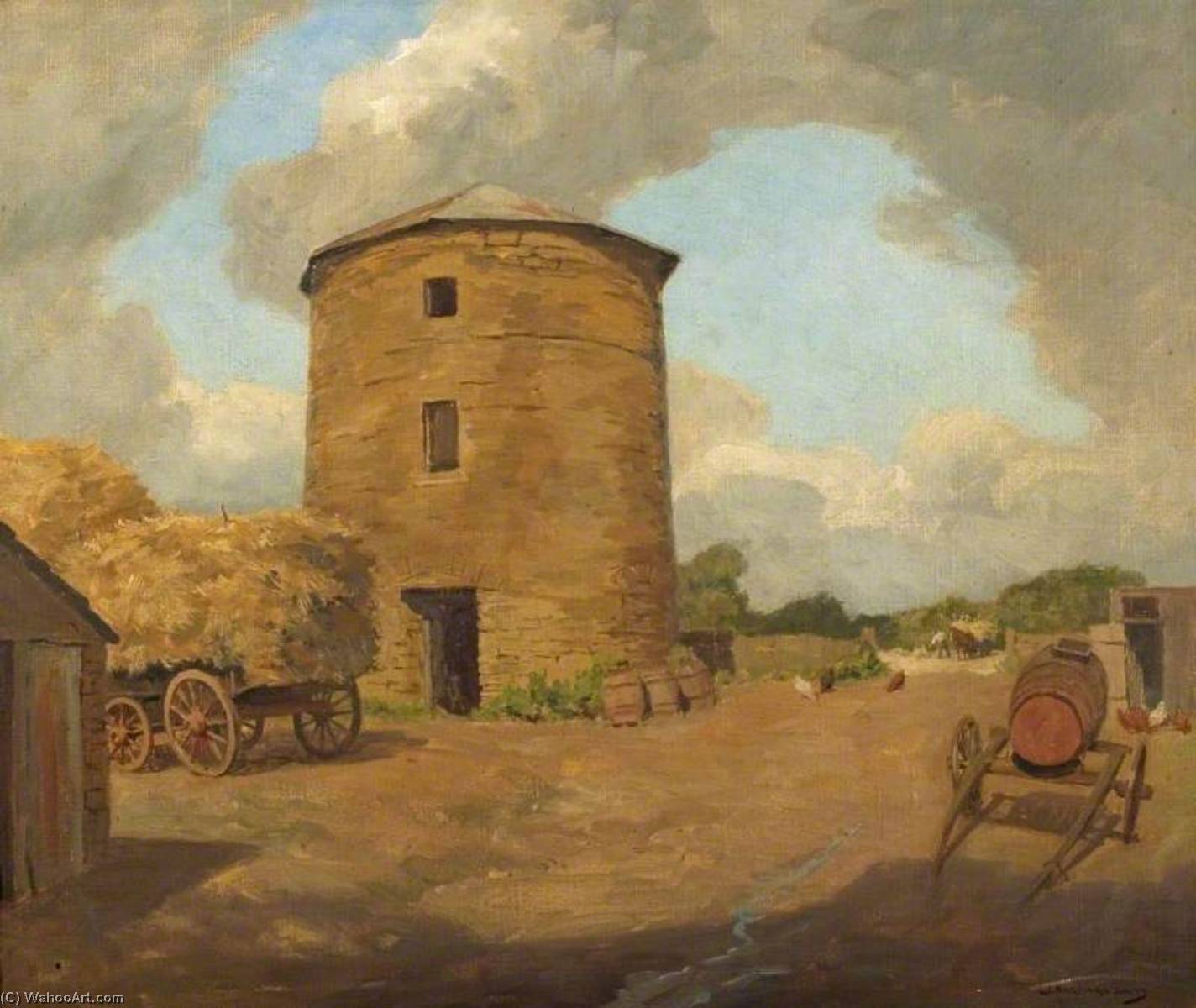 The Old Windmill — Joseph Barnard Davis