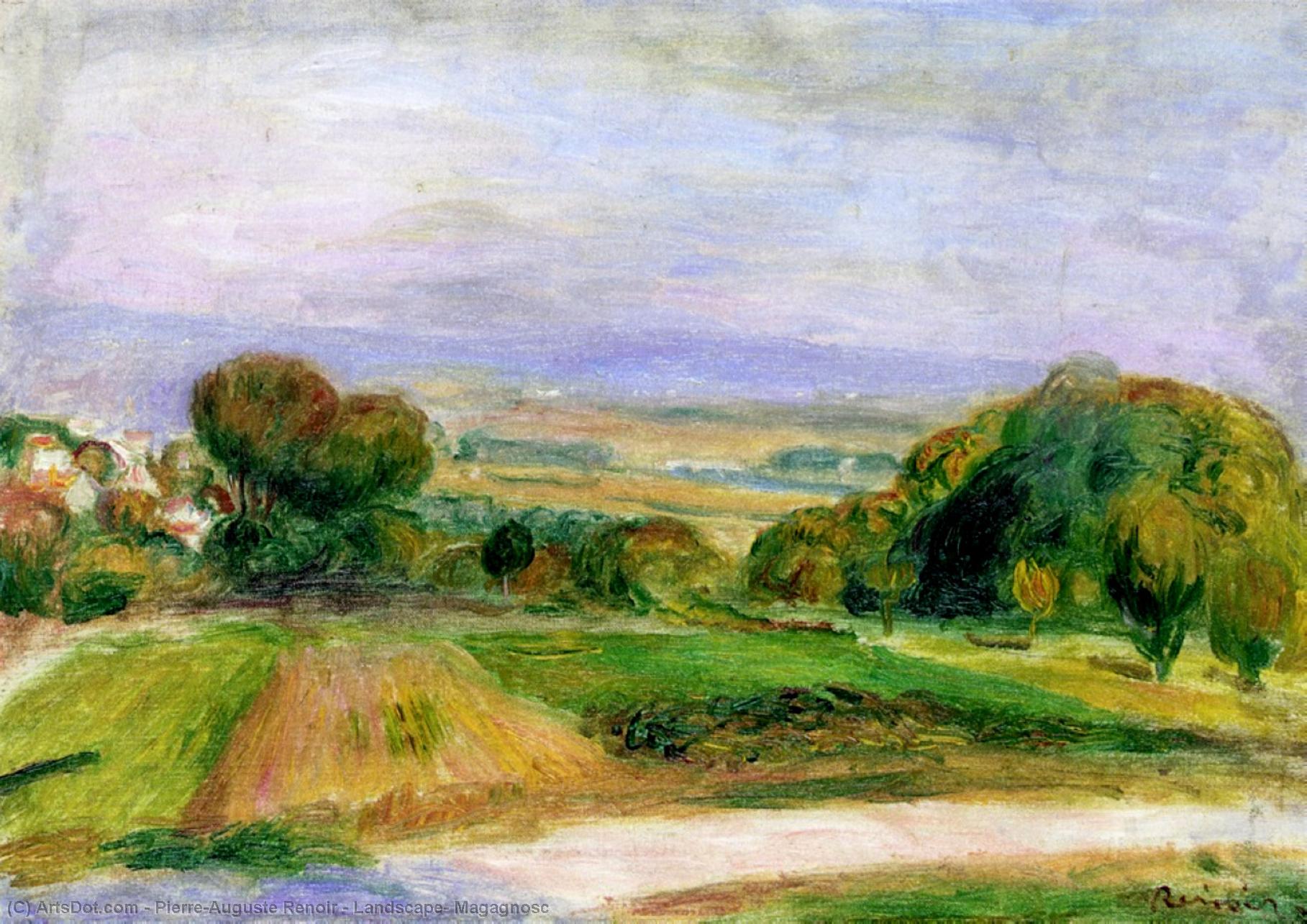 Landscape, Magagnosc — Pierre-auguste Renoir