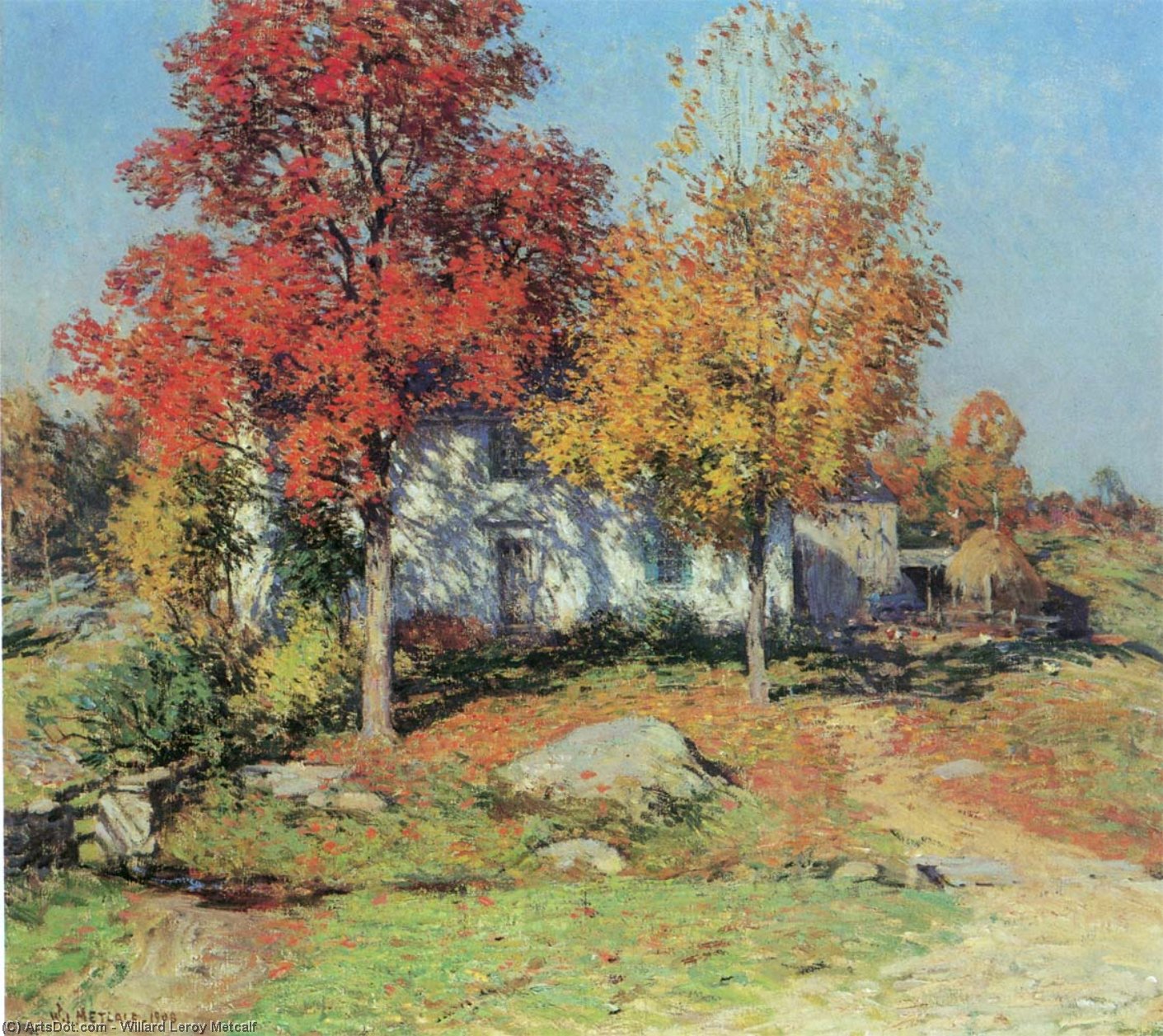 October — Willard Leroy Metcalf