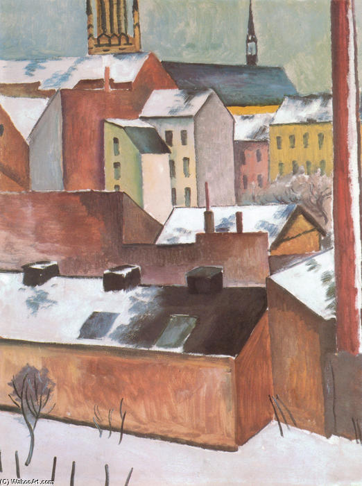 St. Mary's In The Snow — August Macke