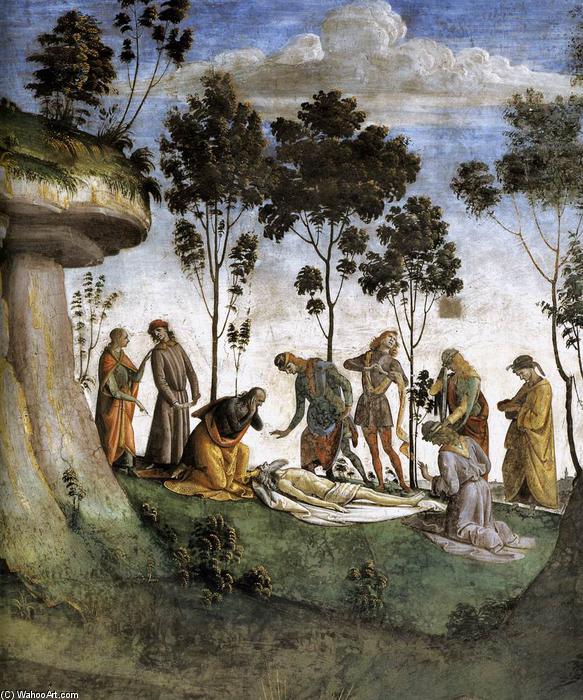 Moses's Testament And Death (detail) — Luca Signorelli
