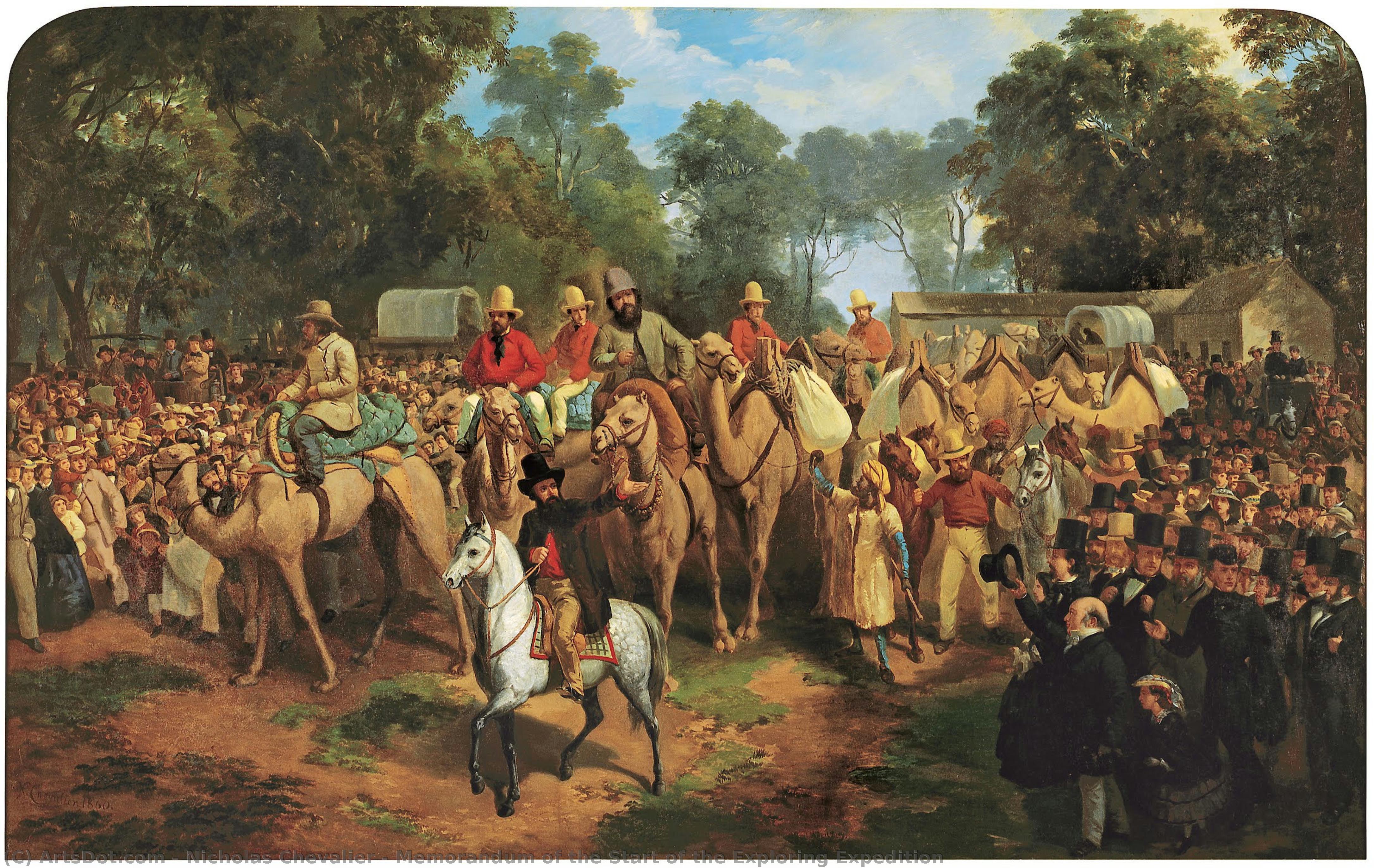 Memorandum Of The Start Of The Exploring Expedition — Nicholas Chevalier
