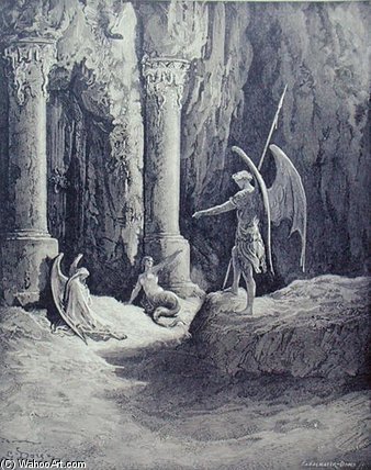 Satan At The Gates Of Hell — Paul Gustave Doré