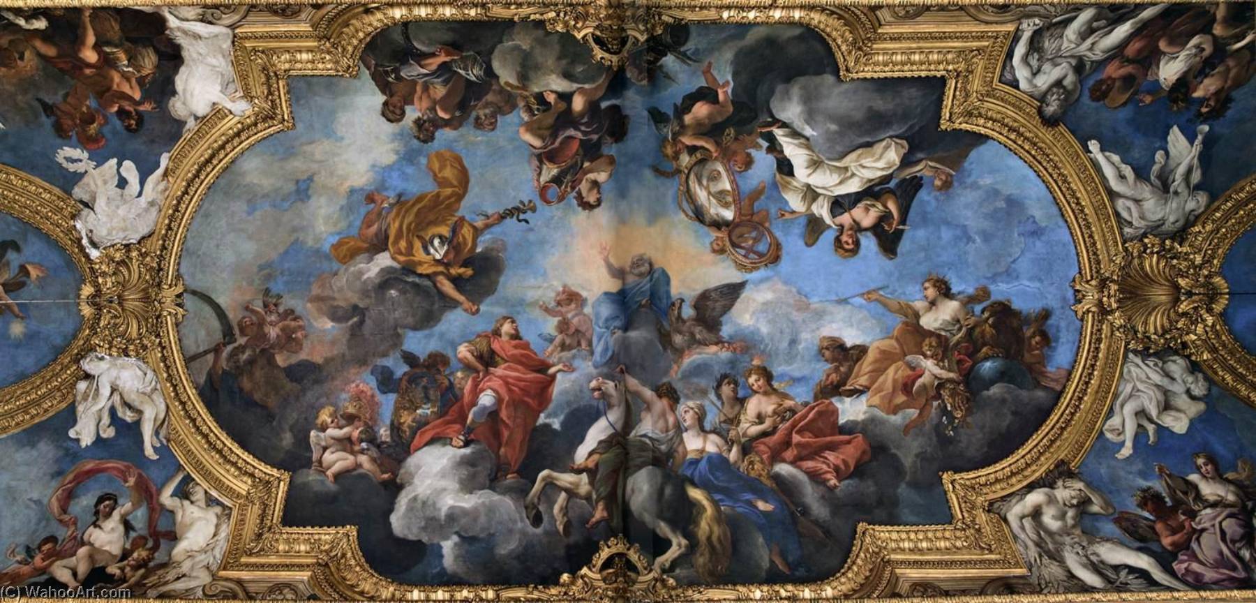 Ceiling Of The Galleria Del Daniel (centre Section) — Daniel Seiter