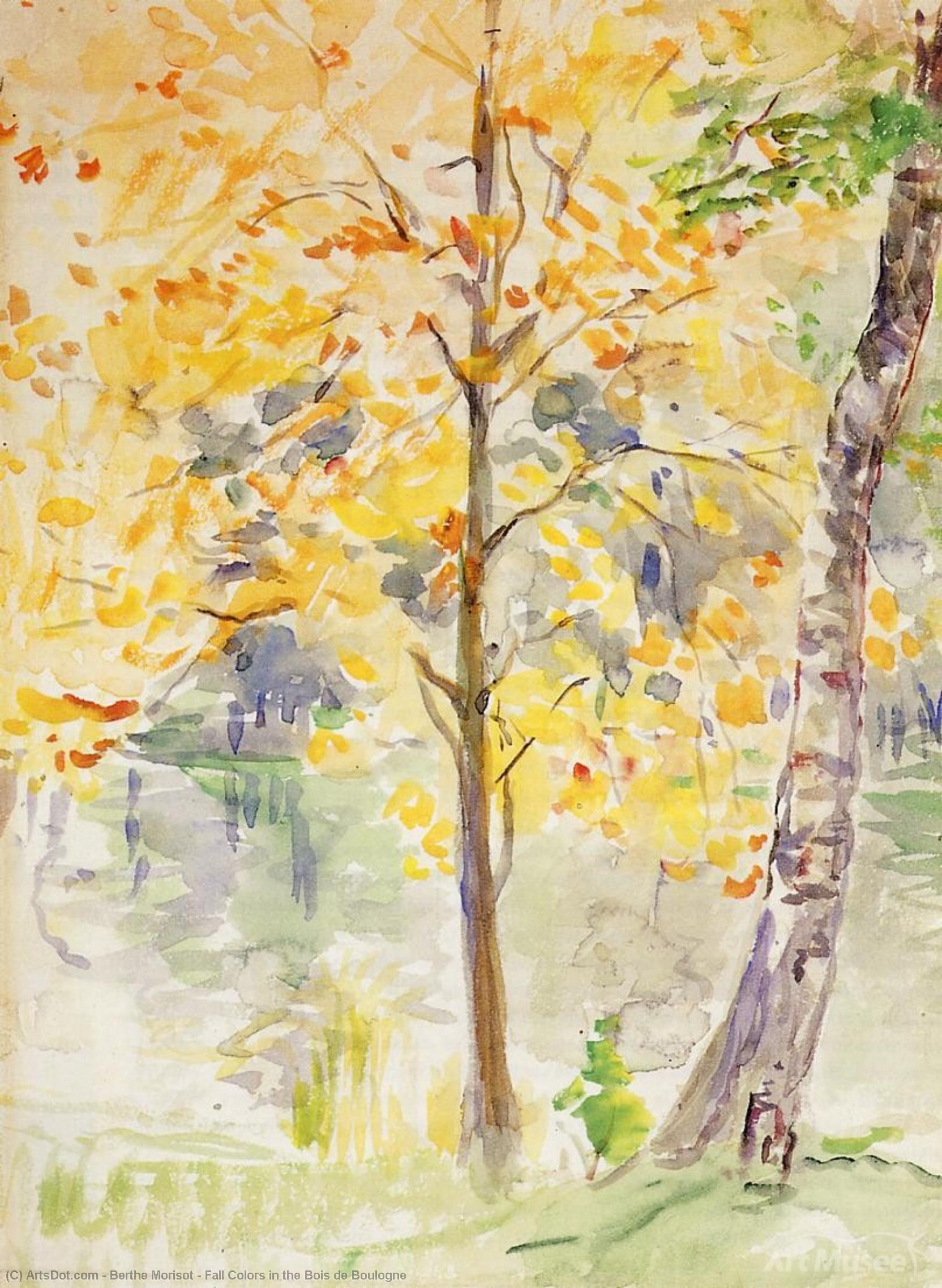 Fall Colors In The Bois De Boulogne — Berthe Morisot