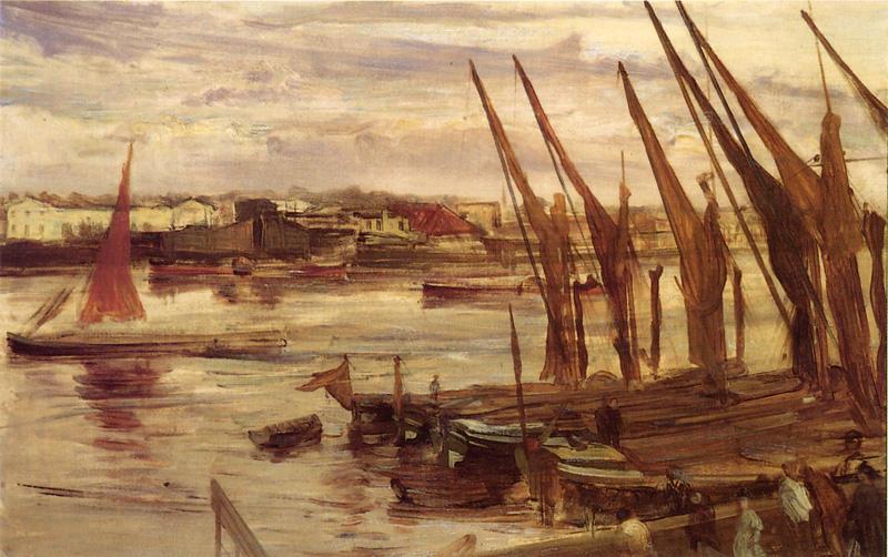 Battersea Reach — James Abbott Mcneill Whistler