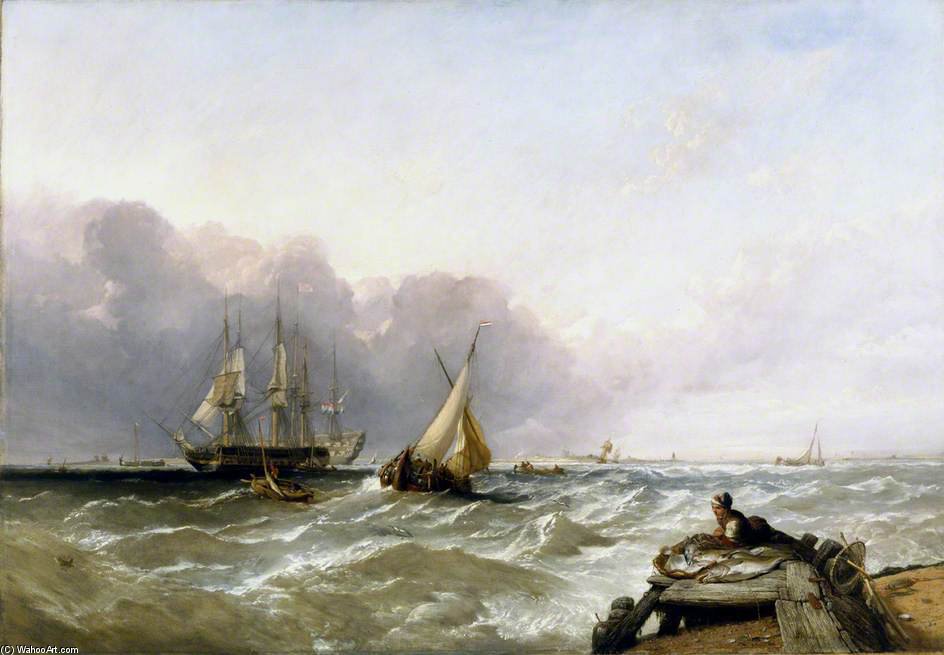Shipping Off The Dutch Coast — Clarkson Frederick Stanfield