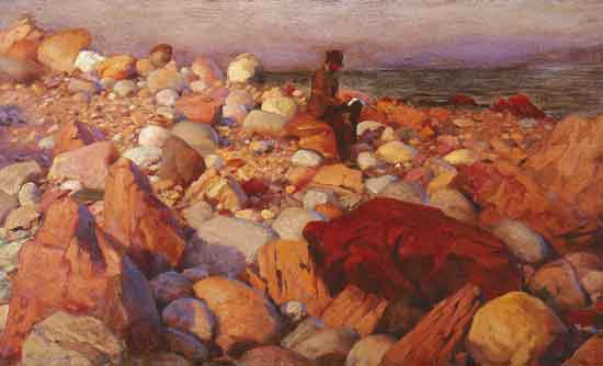 The Artist At Work — Charles Courtney Curran