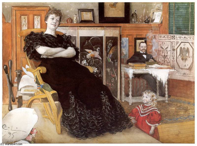 Retrato De Anna Petersson-norrie — Carl Larsson