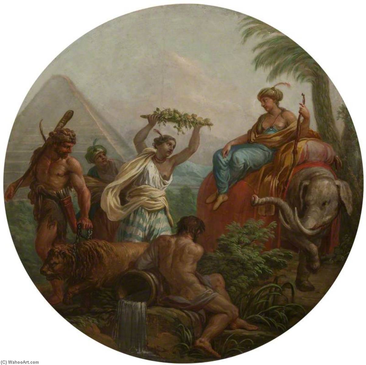 The Four Continents Europe — Antonio Zucchi