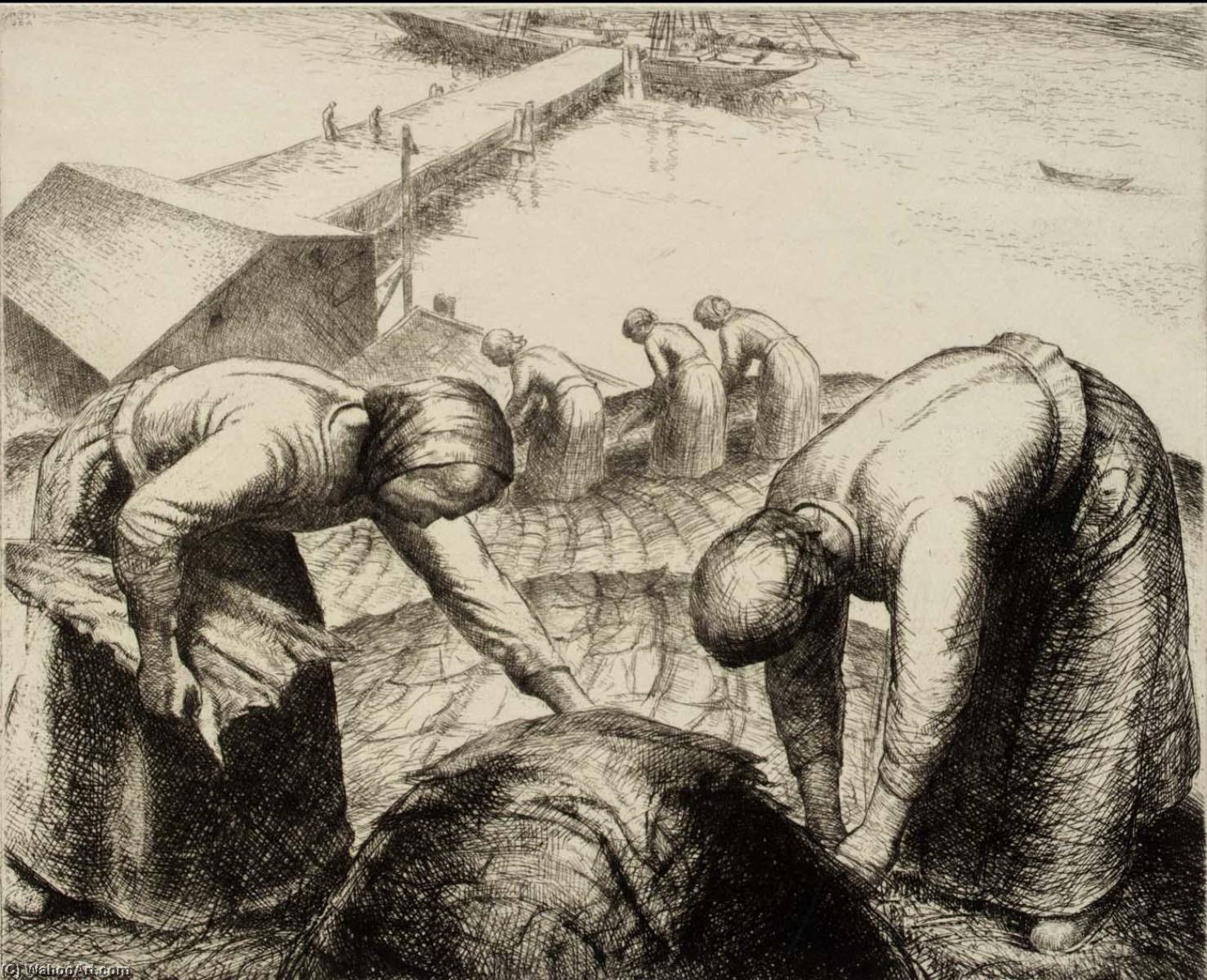 Drying Cod — James E Allen