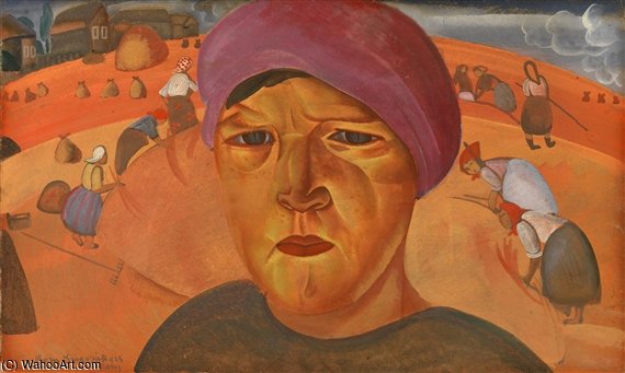 Russian Peasant Woman — Boris Dmitrievich Grigoriev