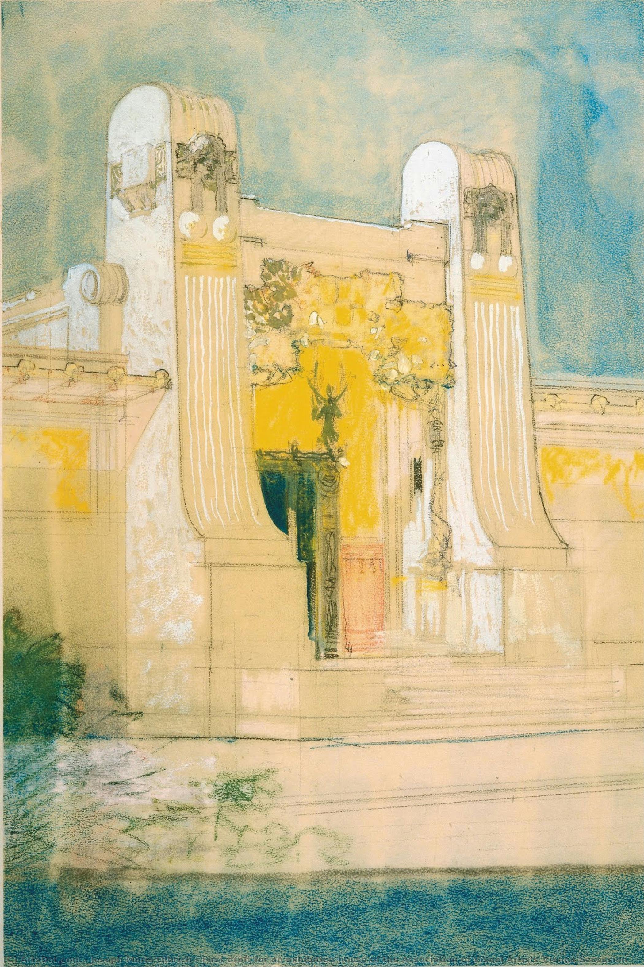 First Draft For An Exhibition House Of The Association Of Visual Artists Vienna Secession — Joseph Maria Olbrich