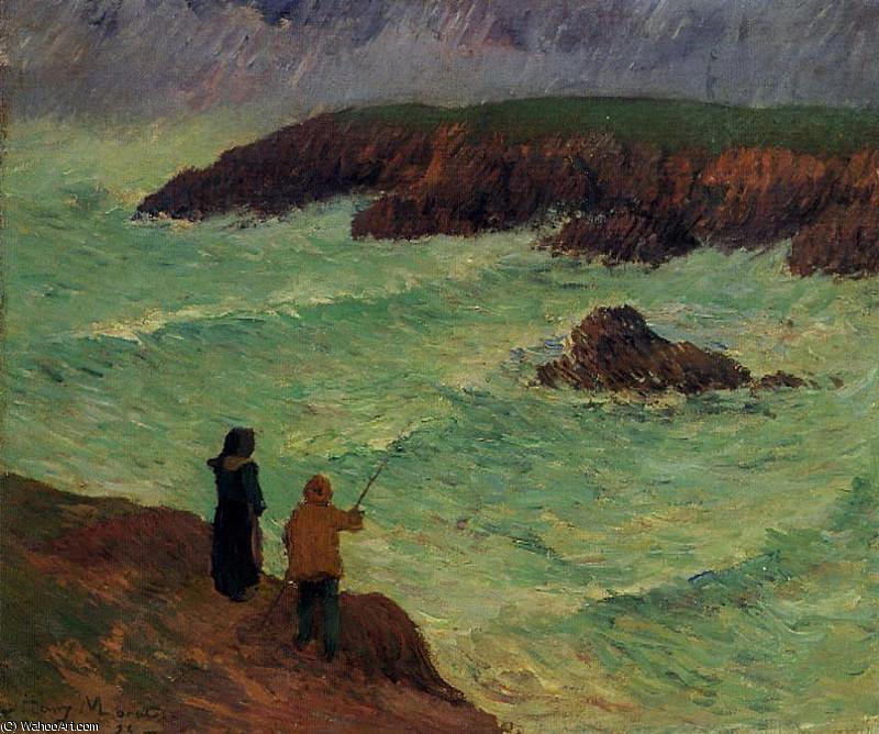 The Cliffs Near The Sea — Henri Moret