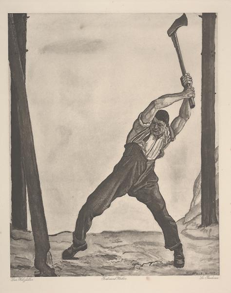 The Woodcutter (der Holzfäller) — Ferdinand Hodler