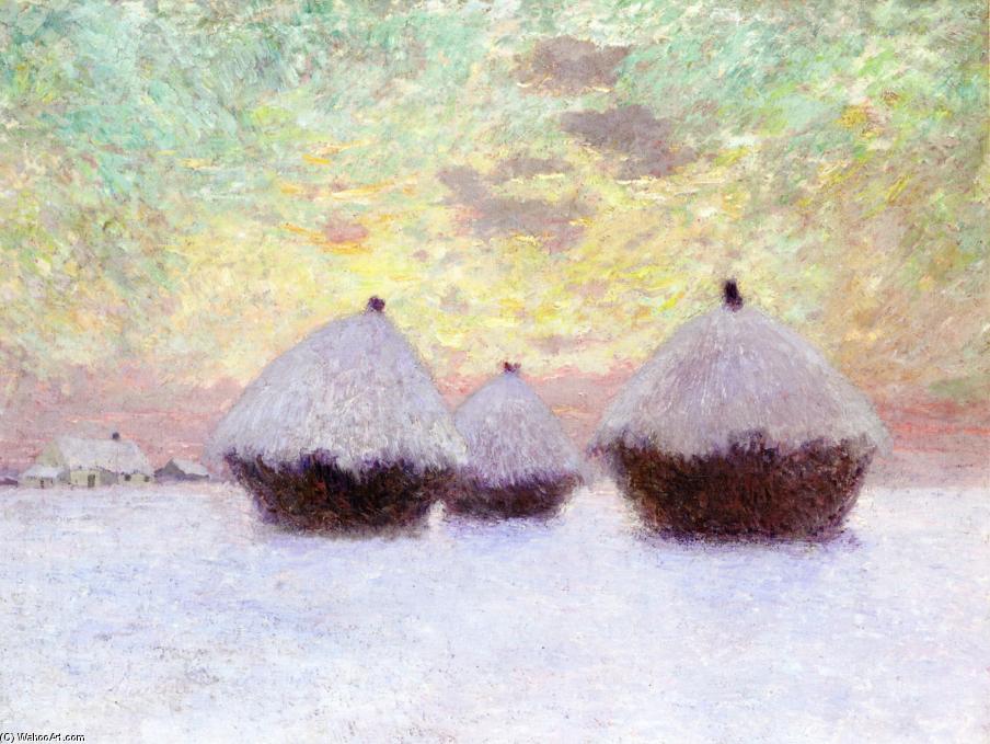 Haystacks In The Snow — Emil Claus