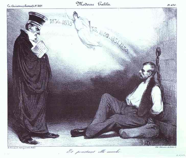 Modern Galilee. And Nevertheless It Moves — Honoré Daumier