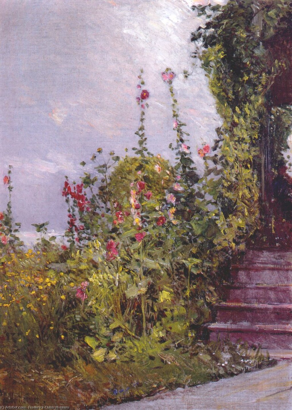 Celia Thaxters Garden, Appledore — Frederick Childe Hassam