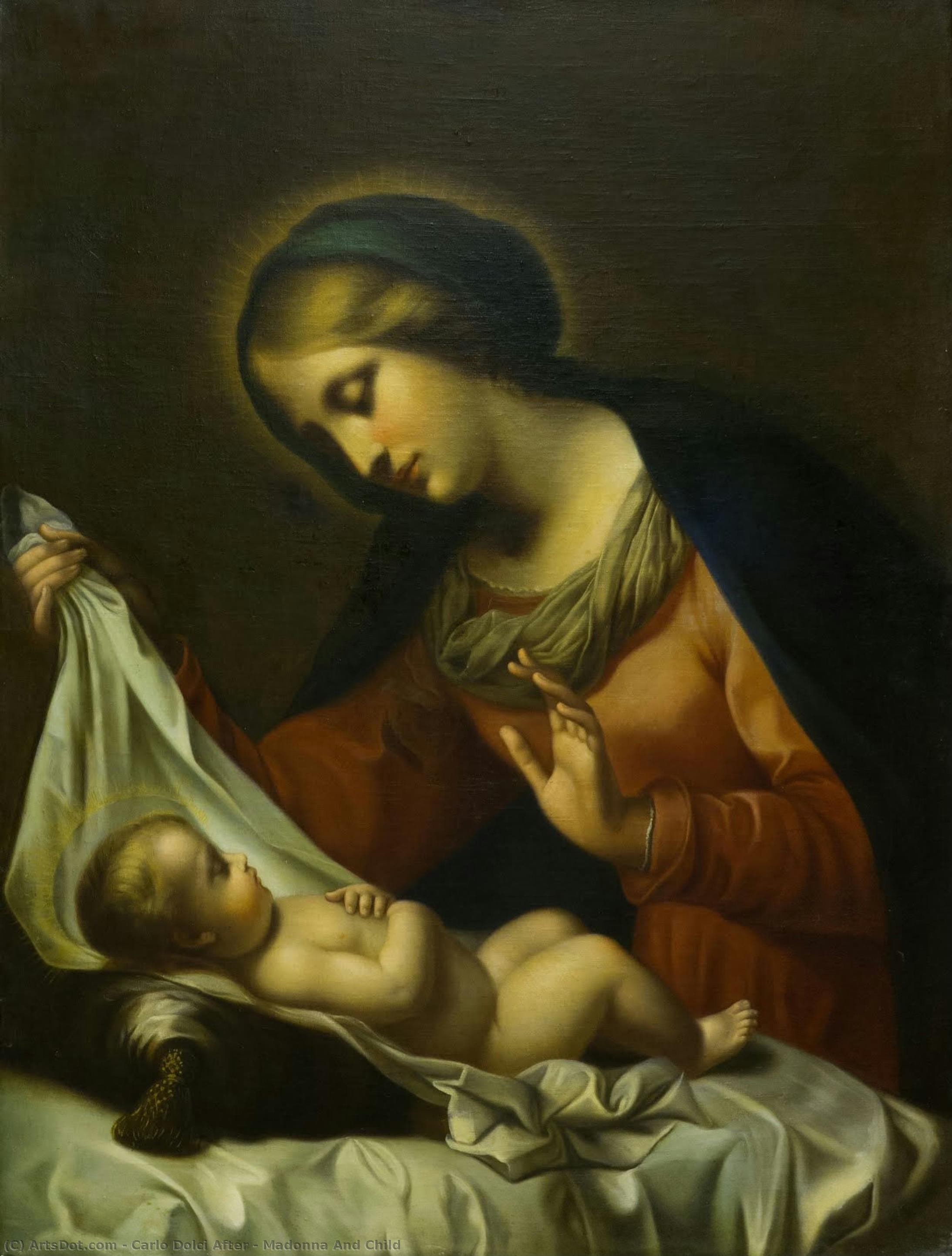 Madonna And Child — Carlo Dolci After