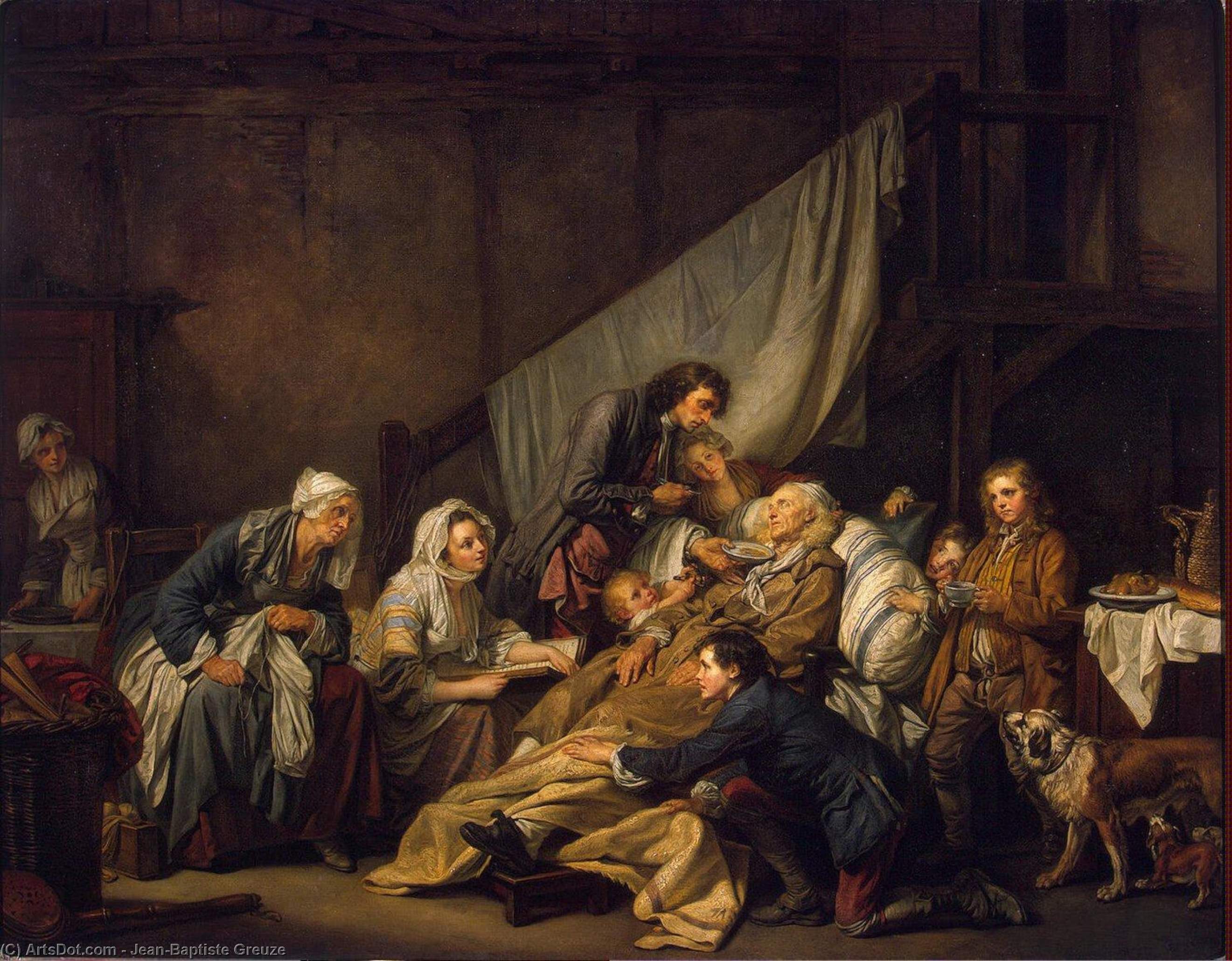 Filial Piety — Jean-baptiste Greuze