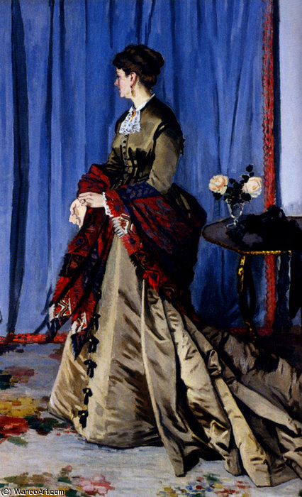 Portrait Of Madame Gaudibert — Claude Monet