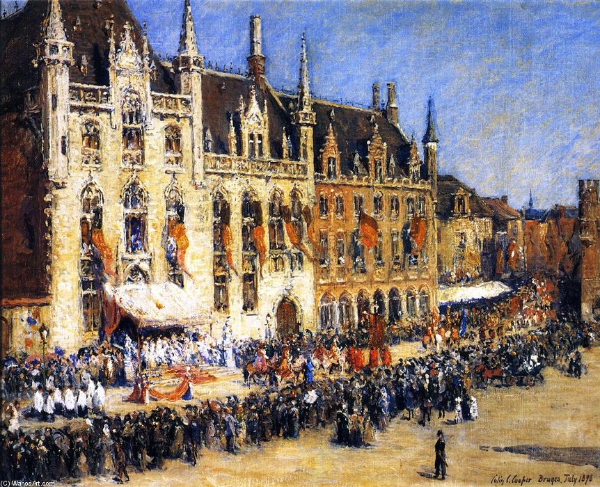 The Pageant At Bruges — Colin Campbell Cooper