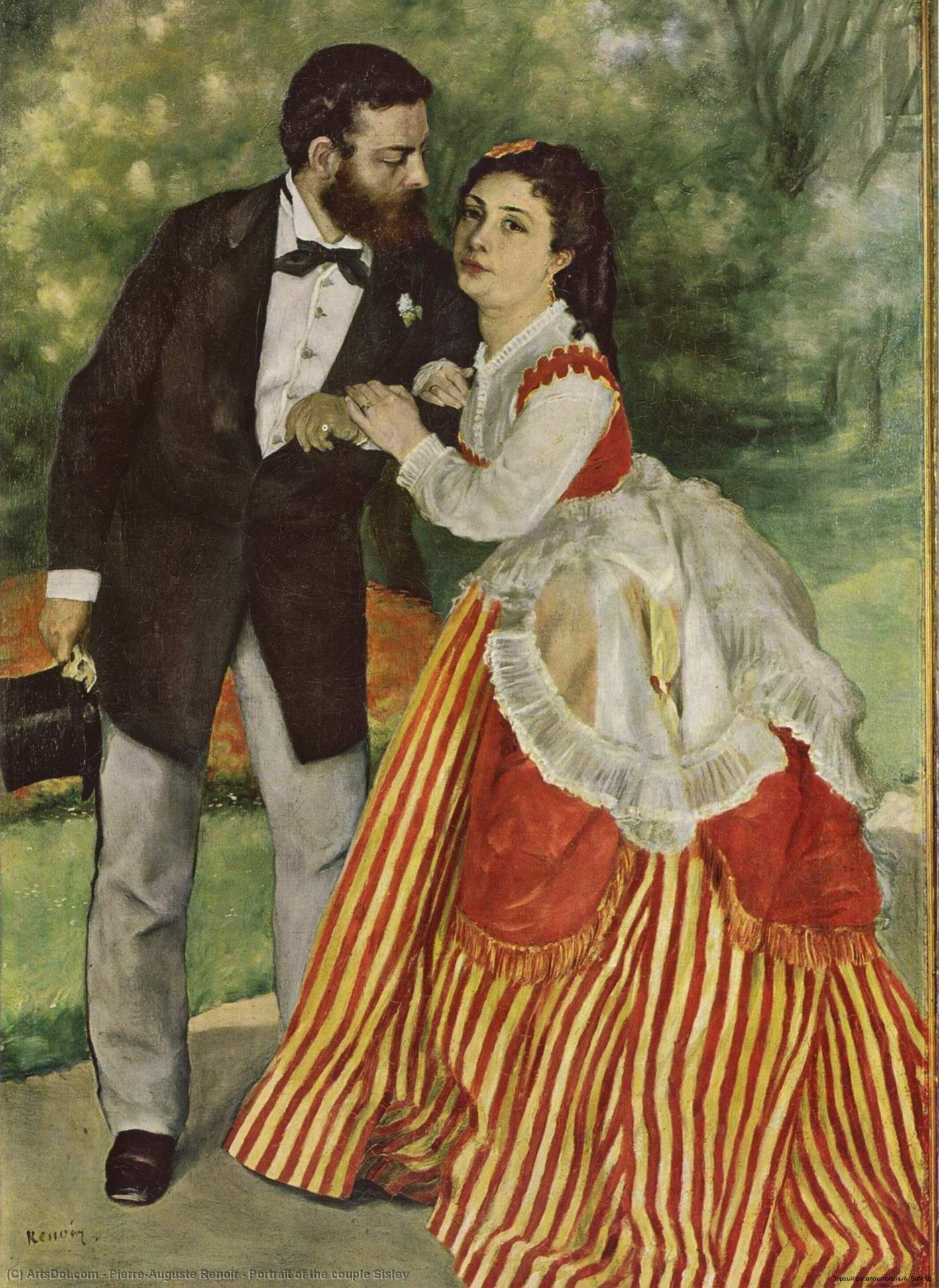 Portrait Of The Couple Sisley — Pierre-auguste Renoir