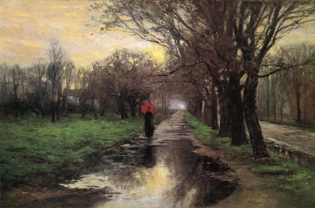 Meridian Street, Thawing Weather — Theodore Clement Steele