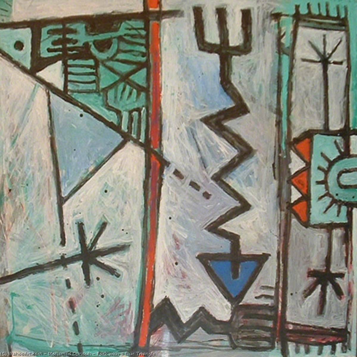 Fork With A Blue Triangle — Mohamed Ounouh