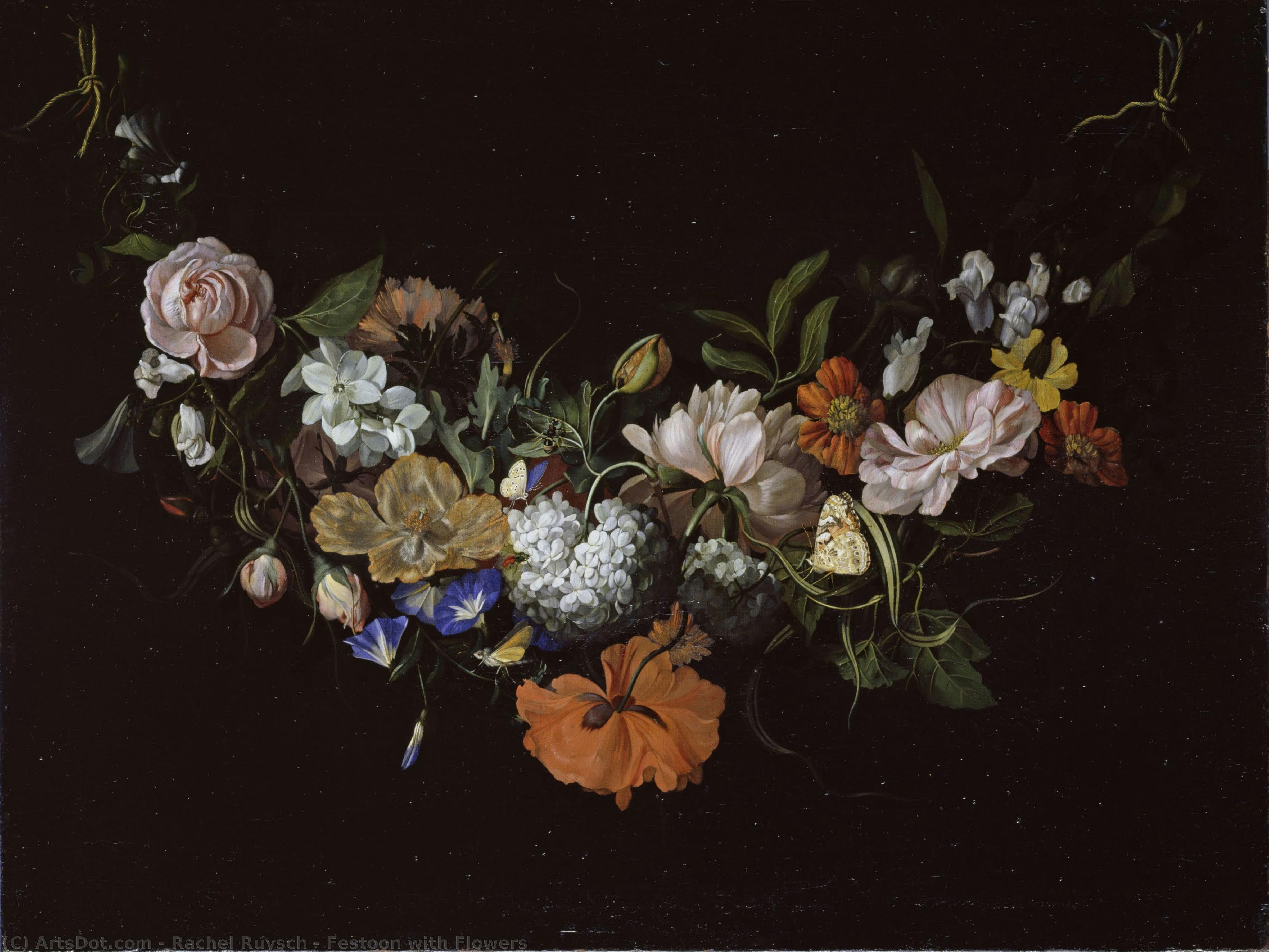 Festoon With Flowers — Rachel Ruysch