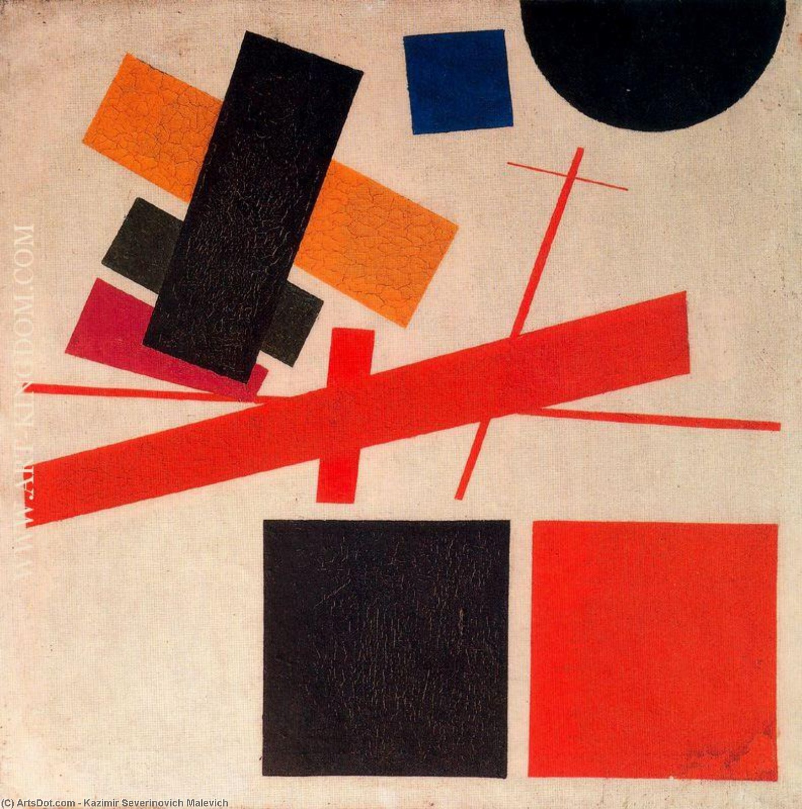 Suprematism. Nonobjective Composition — Kazimir Malevich