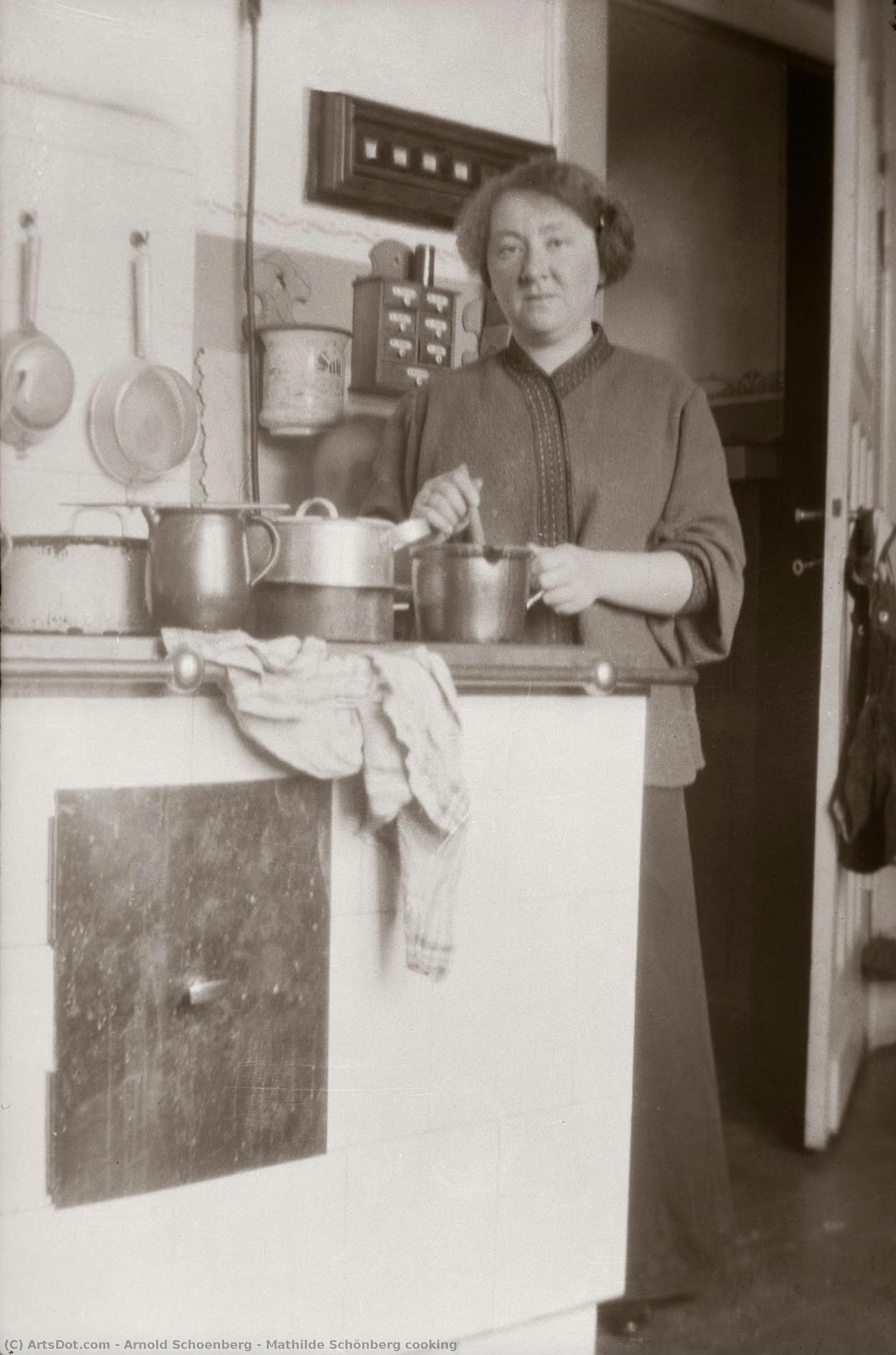 Mathilde Schönberg Cooking — Arnold Schoenberg
