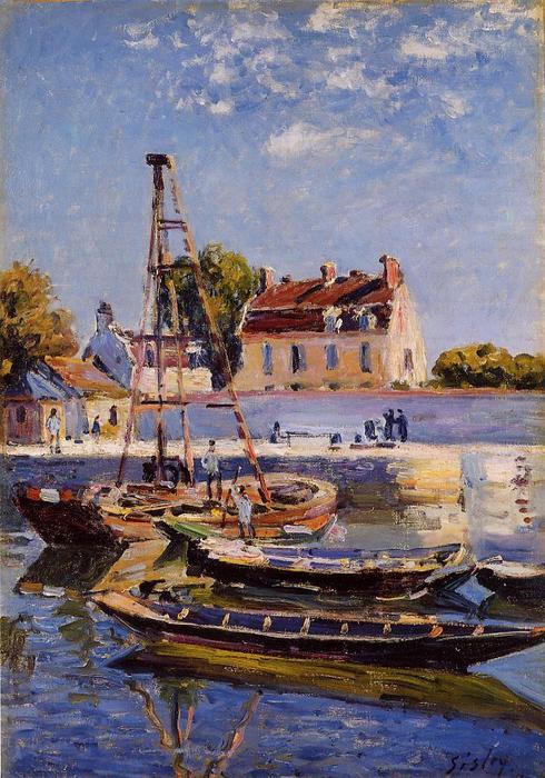 Small Boats — Alfred Sisley