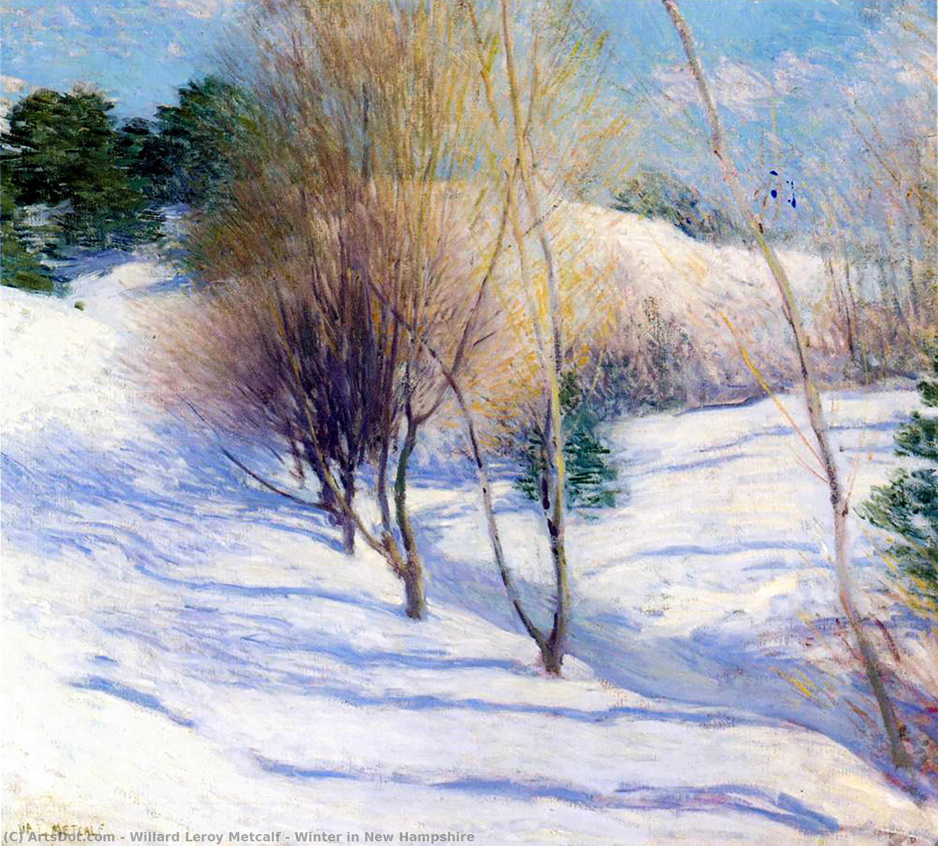 Winter In New Hampshire — Willard Leroy Metcalf