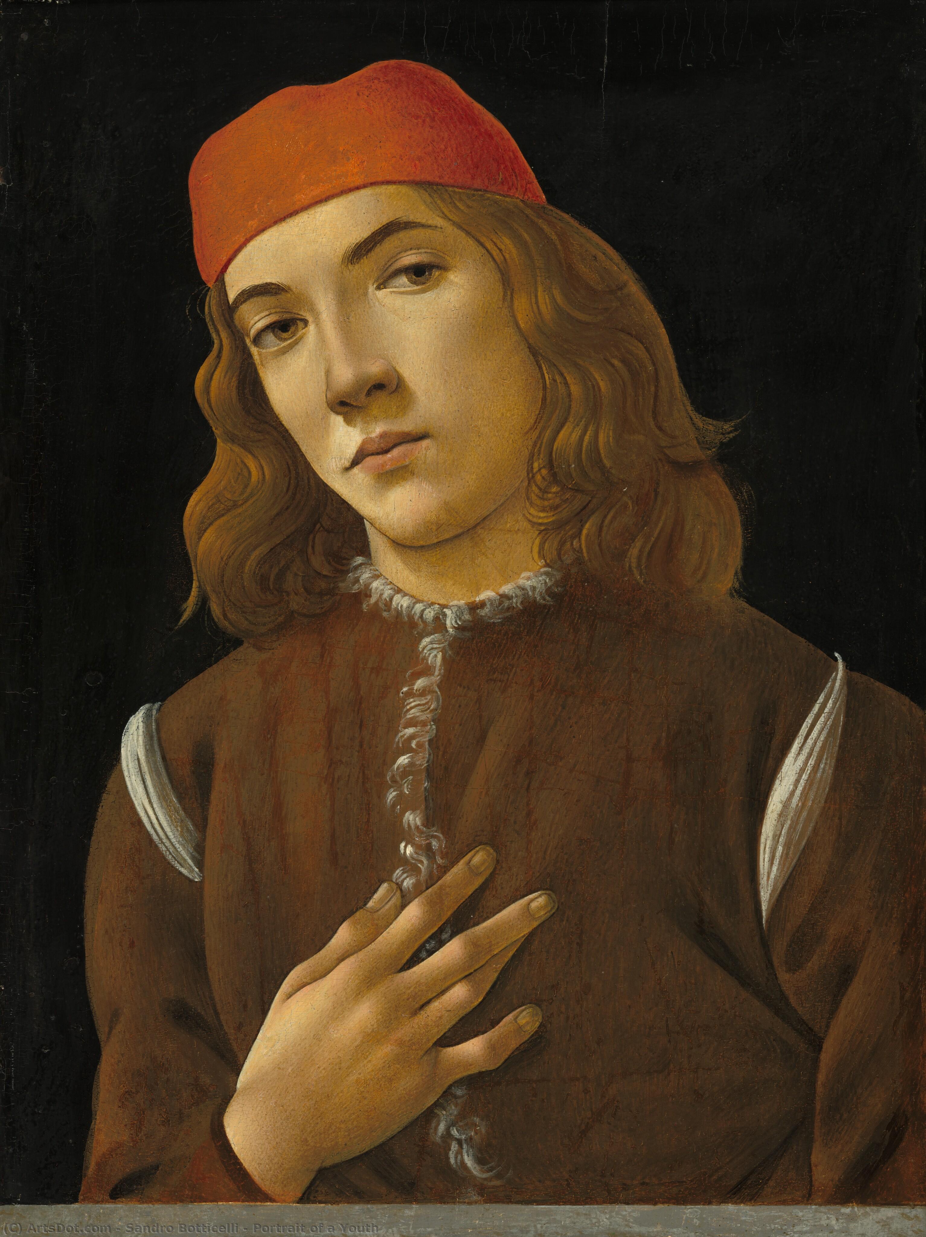 Portrait Of A Youth — Sandro Botticelli