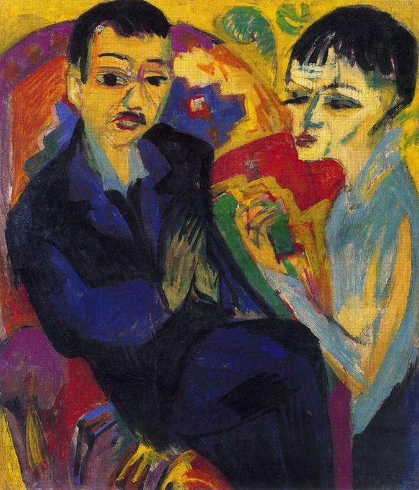 Couple Sitting — Ernst Ludwig Kirchner