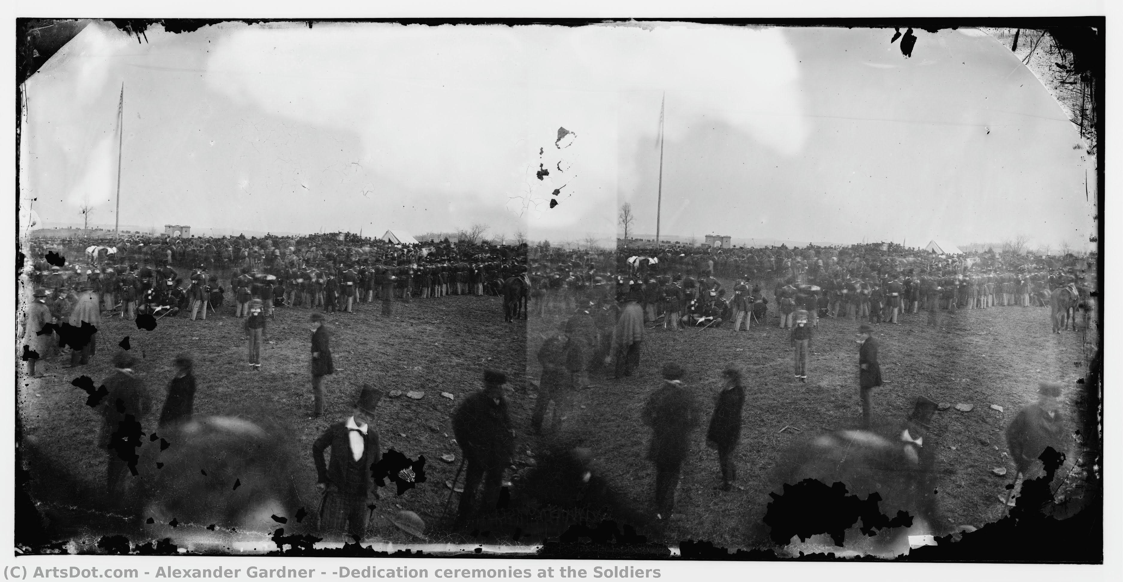 [dedication Ceremonies At The Soldiers — Alexander Gardner