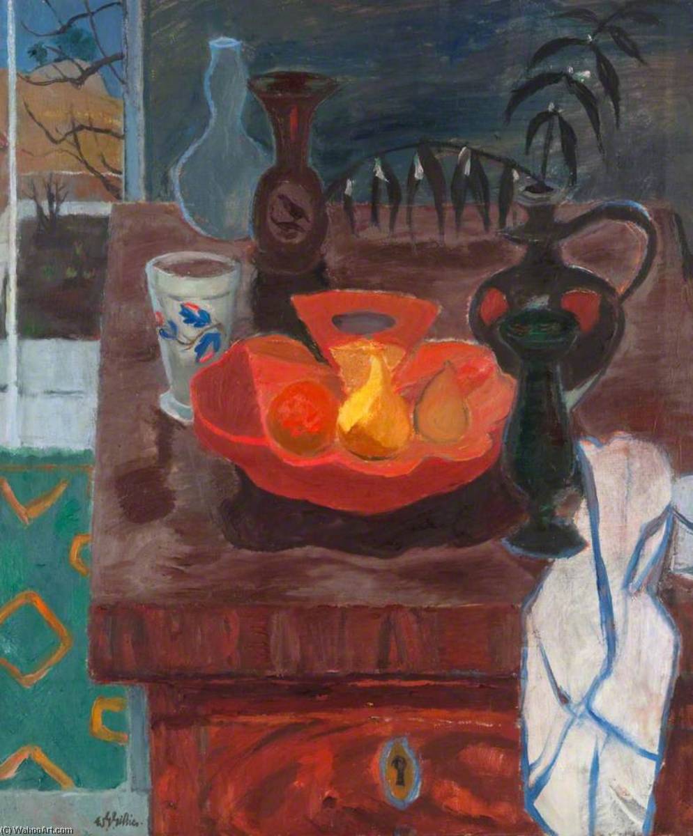 Interior, Winter — Sir William George Gillies