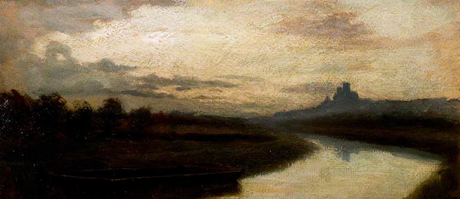 Lincoln Cathedral From The Witham — Edward Richard Taylor