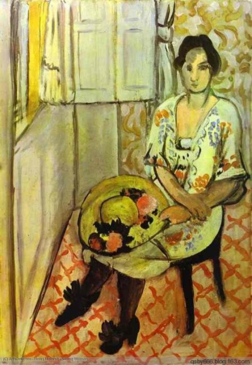Sitting Woman — Henri Matisse