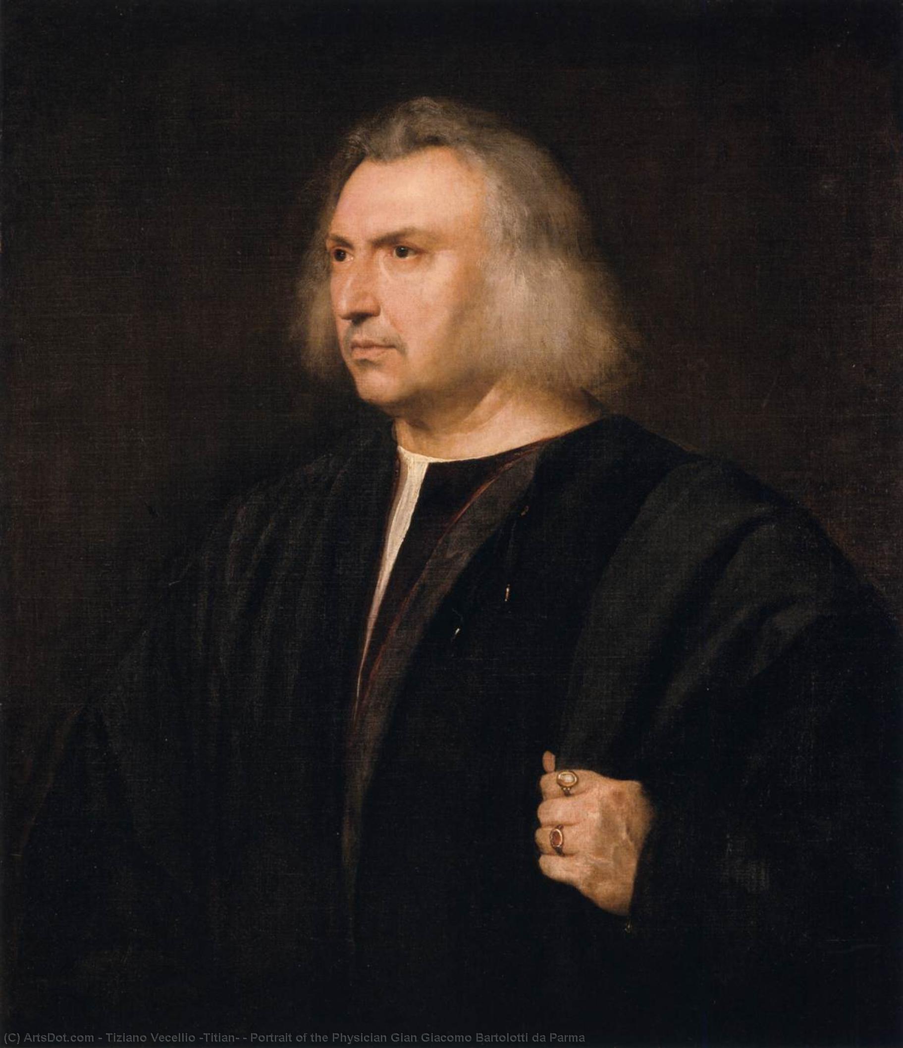 Portrait Of The Physician Gian Giacomo Bartolotti Da Parma — Titian